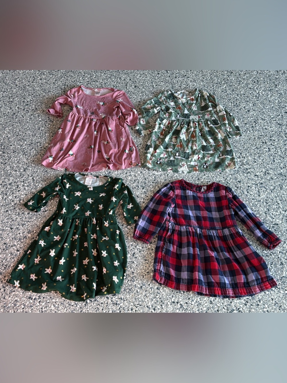 3T Winter Christmas Dresses - 4